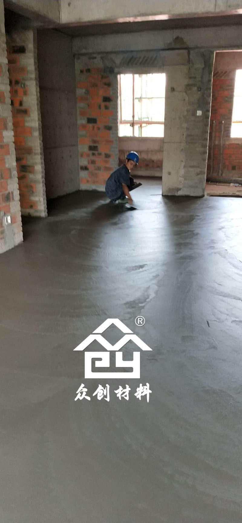 HKS改性聚丙烯保温隔声板现场施工现场-抹平 HKS改性聚丙烯保温隔声板现场施工现场-抹平